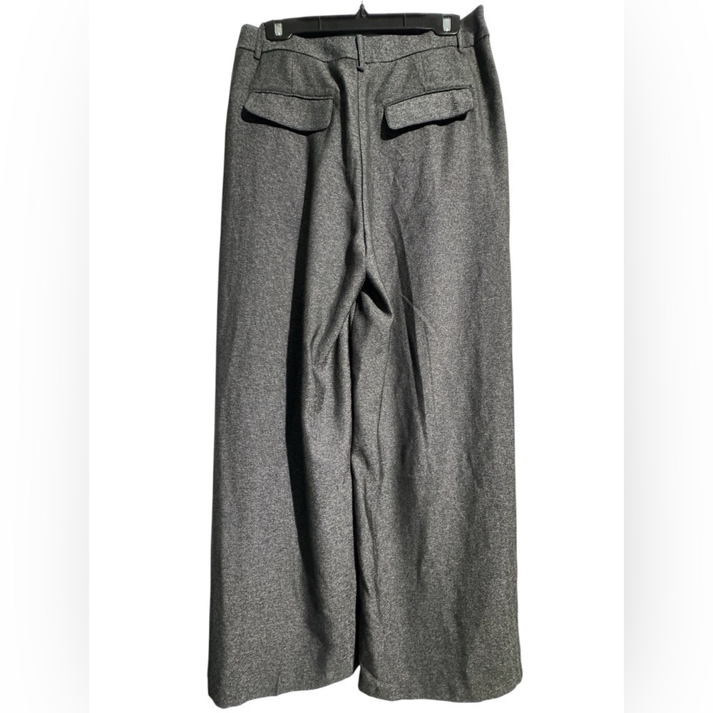 Cömmense High-Waisted Button-Front Wide-Leg Pants Size Large NWOT Chic Modern - Picture 2 of 11